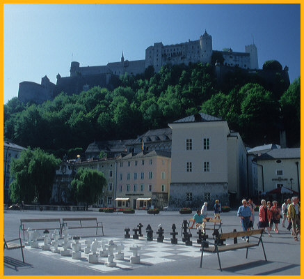 Chess Game, Shadow Hohensalzburg