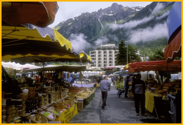 Market Day in the Alps
