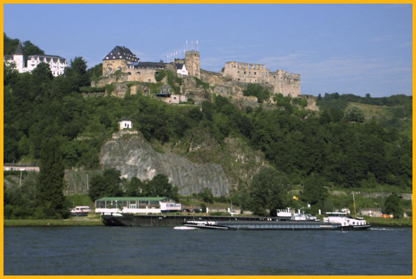 Castle Rheinfels Above the Rhine