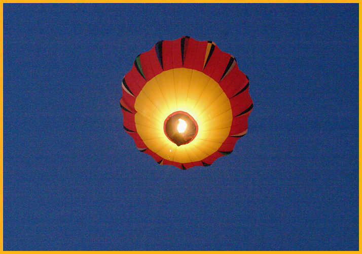 Balloon Overhead on Dawn Patrol