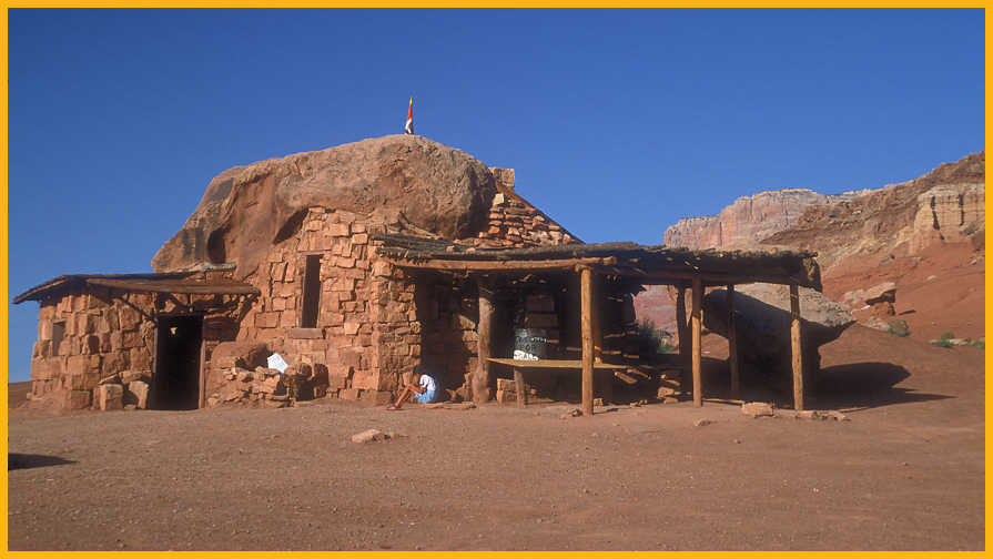 Indian Home Made of Rock