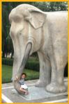 Girl with Elephant