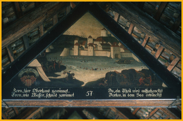 Kapellbrucke Interior Paintings