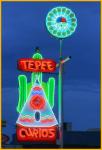 Tee Pee Curios Store Neon Sign