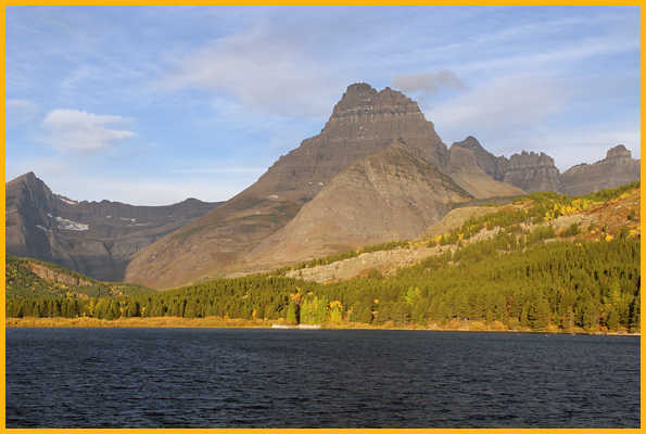 Early Morning at Swiftcurrent Lake
